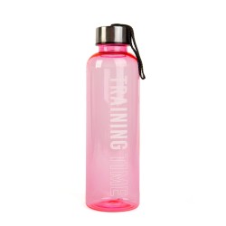 Športová fľaša - plastová, priehľadná - 550 ml - v 3 farbách