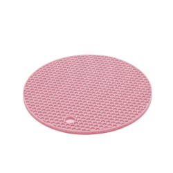 Silikónová podložka pod hrniec 18 cm - ružová