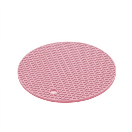 Silikónová podložka pod hrniec 18 cm - ružová