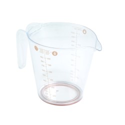 Odmerka v tvare poháru - 1L - plast - 19 x 11,5 x 14 cm