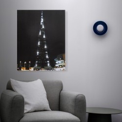LED obrázok na stenu "Burj Khalifa" - 2 x AA, 38 x 48 cm
