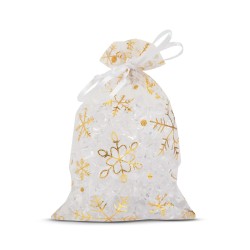 Darčeková taška z organzy - 3 druhy - 10 x 15 cm