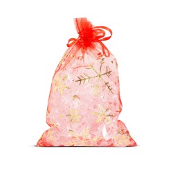 Darčeková taška z organzy - 3 druhy - 10 x 15 cm