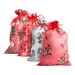 Darčeková taška z organzy - 4 druhy - 20 x 30 cm