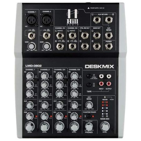 LMD0802 Hill-audio analógový mix. pult