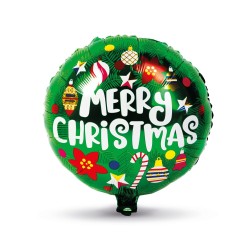 Vianočný balón - hliníková fólia - guľa - 45 cm