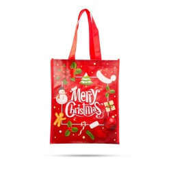 Vianočná nákupná taška - "Merry Christmas" - 27 x 33 x 12 cm