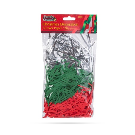 Vianočná dekorácia - 3 farebný papier - 20 g