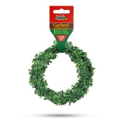 Vianočná dekorácia - zelená girlanda - 2,5 m