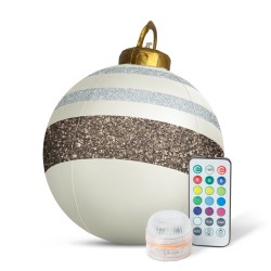 Nafukovacia RGB LED ozdobná guľa - 60 cm