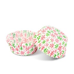 Vianočné košíčky na muffiny - Mikuláš - 40 ks / balenie