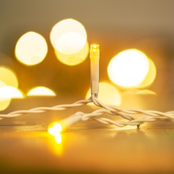 Sveteľný záves - 200 ks LED - teplá biela - sieťové - IP44 - 4,2 m - 8 programov