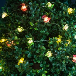 LED sveteľná reťaz - zajačik - 2 m - 20 LED - 2 x AA