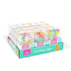 LED sveteľná reťaz - zajačik - 2 m - 20 LED - 2 x AA