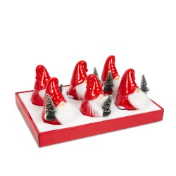 Vianočný LED trpaslík - 3 druhy - 13 x 7 x 9 cm