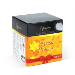Vonná sviečka - čerstvé kvety - 125 g