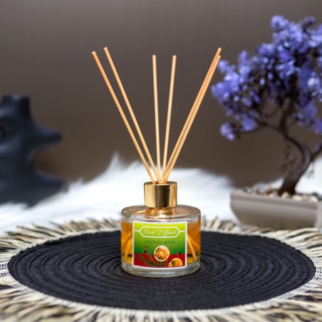 Aromatický difuzér s tyčinkami – „vianočné korenie“ – 100 ml