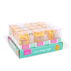 LED sveteľná reťaz - kuriatko - 2 m - 20 LED - 2 x AA