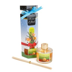 Aromatický difuzér s tyčinkami – „vianočné korenie“ – 100 ml