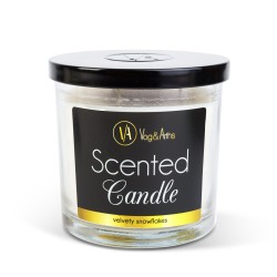 Vonná sviečka - "zamatové snehové vločky" - 350 g