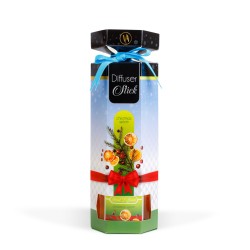 Aromatický difuzér s tyčinkami – „vianočné korenie“ – 100 ml