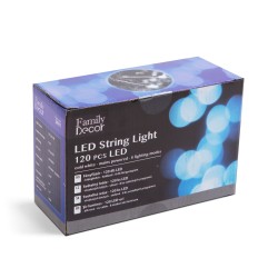 LED vianočný strom - 1,9 m - 120 LED, studená biela - IP44