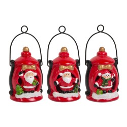 Vianočný LED lampáš - 3 druhy - 7,5 x 11,5 cm