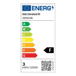 Sveteľný záves - 100 ks studených bielych microLED - 3 x 1 m - 230V - s diaľkovým ovládačom