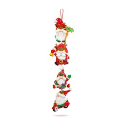 Vianočná dekorácia - škriatok - 75 cm