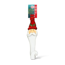 Vianočný dverový vešiak – kovový – Santa – 38 cm
