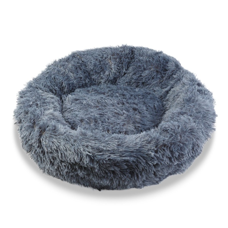 Pelech pre psy - kruh - veľkosť "XL" - 80 cm - sivý