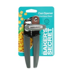 Baker's Secret – kuchynský otvárač – nerezová oceľ – 18,6 cm – sivý