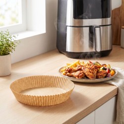 Air fryer papier na pečenie - do teplovzdušnej fritézy - kruh - 20 cm - 50 ks / balenie