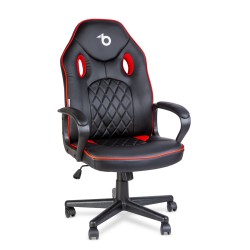 Gamer stolička s opierkou - čierna / červená - 71 x 53 cm / 53 x 47 cm