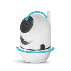 Smart bezpečnostná kamera - WiFi - 1080p - o 360° otáčateľná - do interiéru