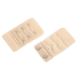 Predlžovač podprsenky, dvojradový – polyester – 5 x 3,2 cm
