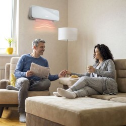 Smart nástenný ohrievač - 1000/2000W - Tuya - 220 - 240V - opálový