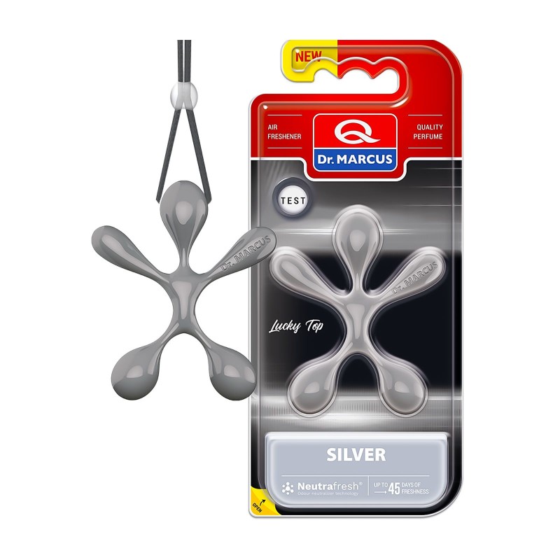 Dr. Marcus Lucky Top – osviežovač vzduchu – Silver