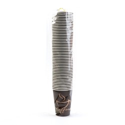 Papierový pohár - 180 ml - Čierna
