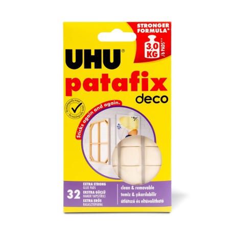 Patafix homedeco - biela lepiaca guma - 32 ks / balenie