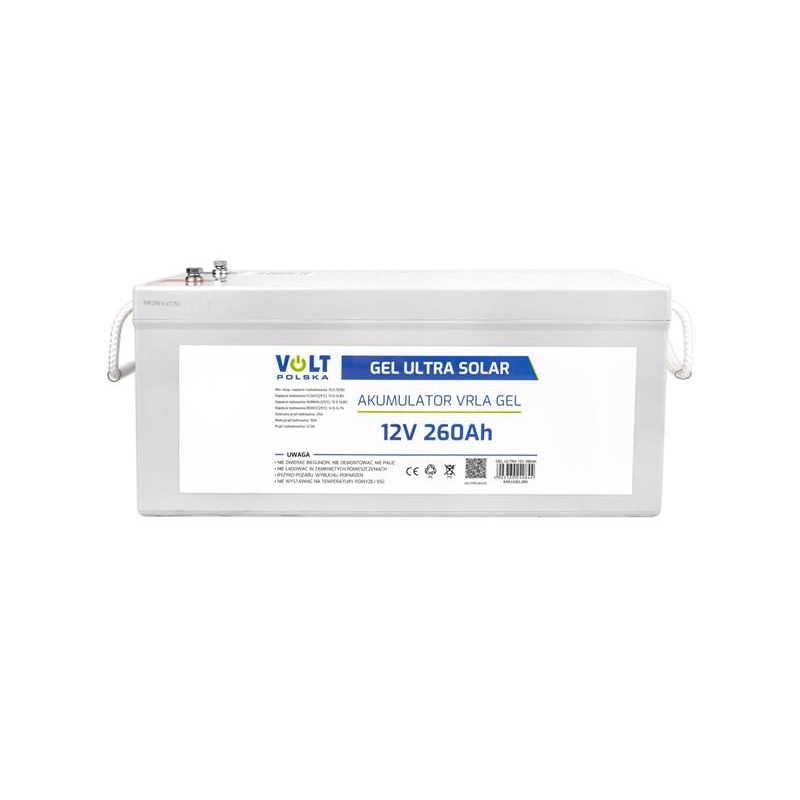 Batéria gélová 12V 260Ah V-PRO ULTRA SOLAR DEEP CYCLE