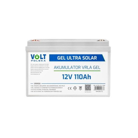 Gélová batéria 12V 110Ah V-PRO ULTRA SOLAR DEEP CYCLE