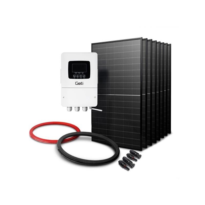 Súprava na solárne ohrev vody GETI GWH04W 3640 Wp 8x PV TRINA