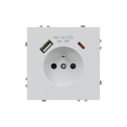 Zásuvka DPM MOXY MOX1036W biela