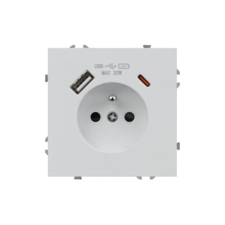 Zásuvka DPM MOXY MOX1036W biela