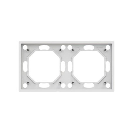 Dvojitý rámček DPM MOXY MOX1002W biely