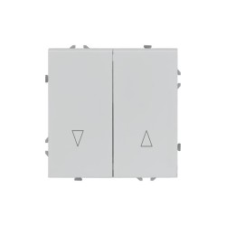 Spínač na rolety DPM MOXY MOX1030W biely