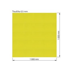 Epoxidová izolačná doska 0,5 × 1000 × 1000 mm pre batériové súpravy