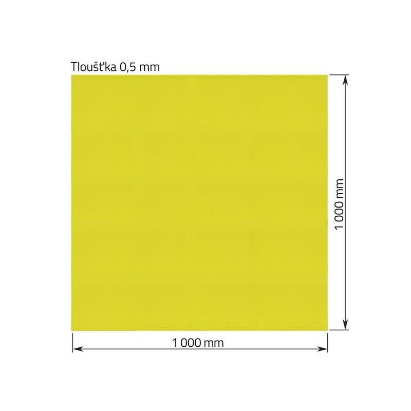 Epoxidová izolačná doska 0,5 × 1000 × 1000 mm pre batériové súpravy