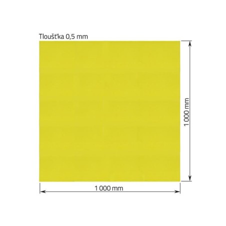 Epoxidová izolačná doska 0,5 × 1000 × 1000 mm pre batériové súpravy